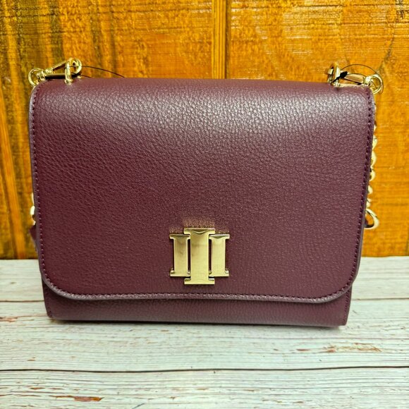 I.N.C. INTERNATIONAL CONCEPTS Sibbell Crossbody Bag – Red Plum - Picture 2 of 8